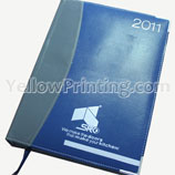 Diary Notebook Printing: Thread sewn leather cover notebook