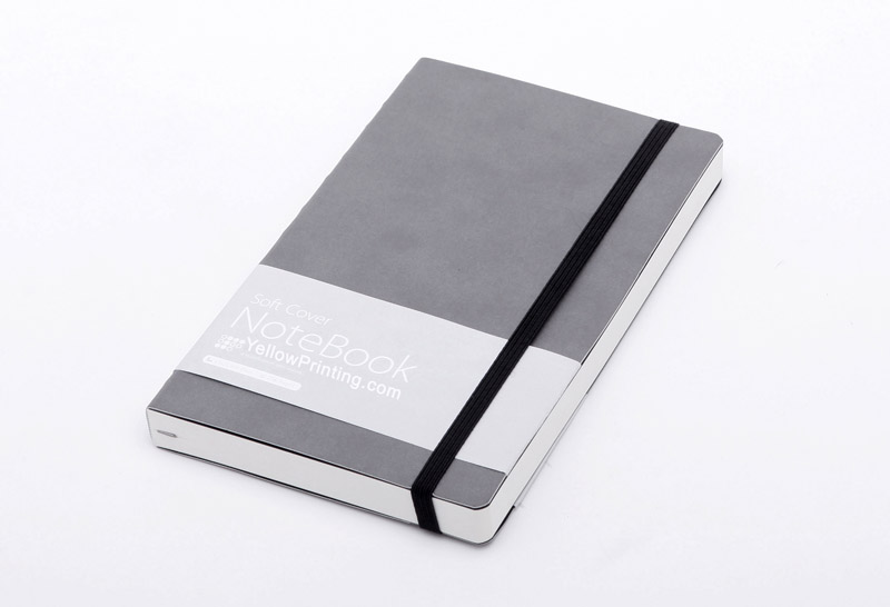 PU leather notebook with elastic band