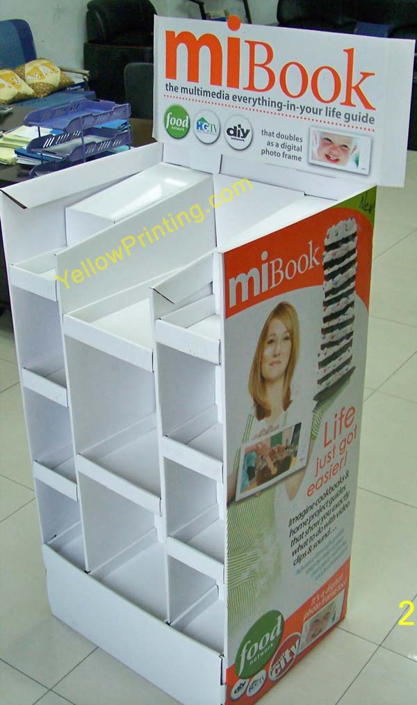 supermaket paper stand display