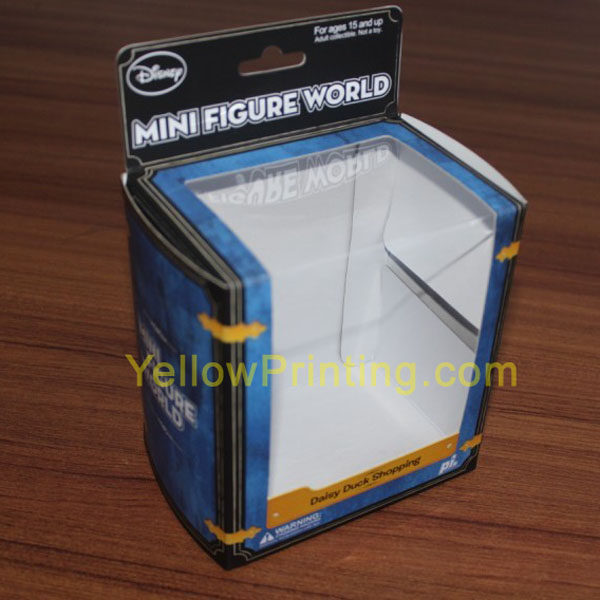 paper gift box with clear pvc window
