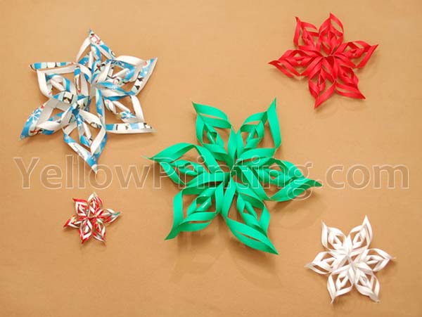 Origamic Paper Snowflake