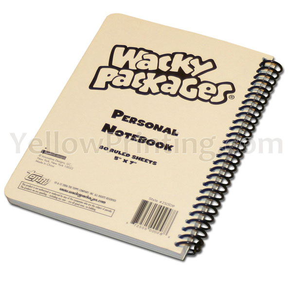 Plastic Spiral Note Book