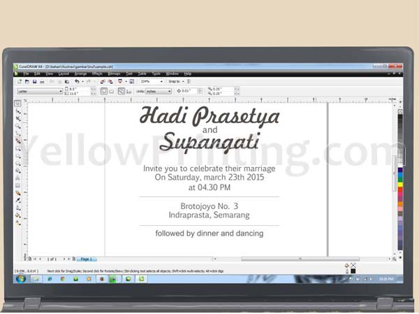 invitation card design