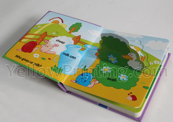 cheap color printing children learning board book