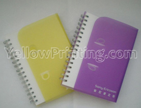 Plastic Cover Notebook