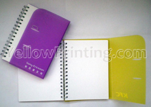 Plastic Cover Spiral Notebook