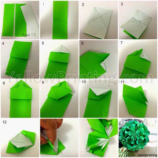 Simple Origami Folding Instructions