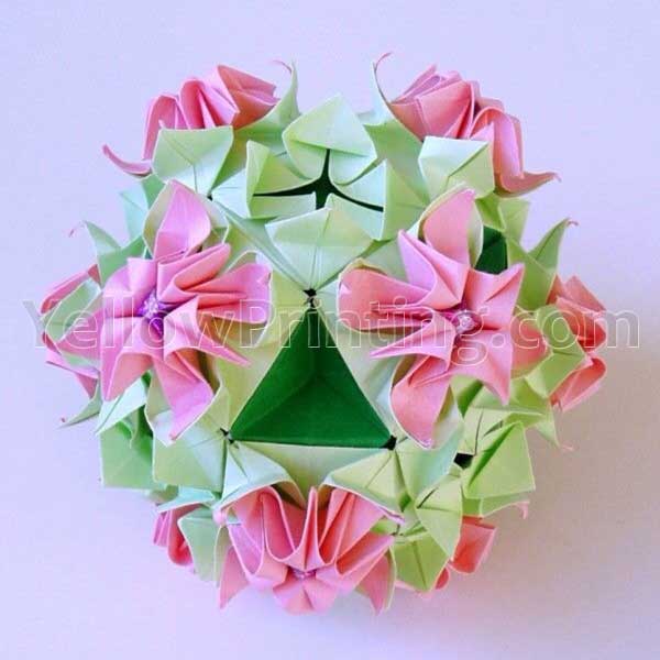 paper origami flower design