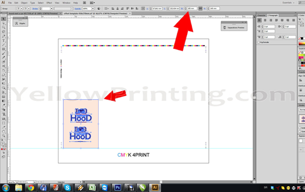 Prepare Illustrator Print Ready PDF Files for Offset Printing Step 12