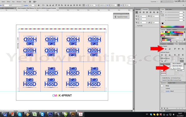 Prepare Illustrator Print Ready PDF Files for Offset Printing Step 14