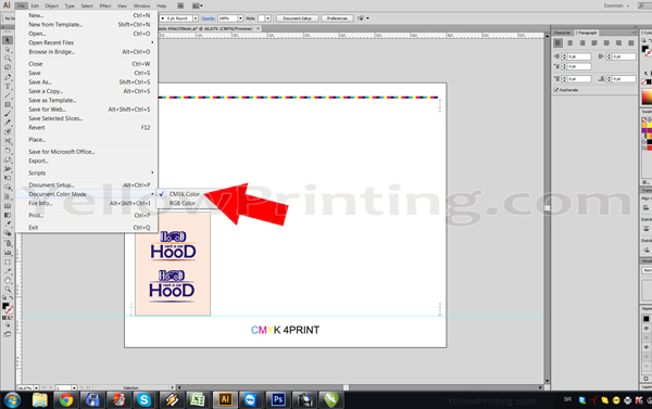 Prepare Illustrator Print Ready PDF Files for Offset Printing Step 7