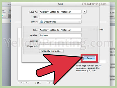 How To Save a PDF File in Mac
