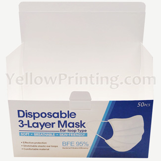 COVID Mask Paper Packaging Box