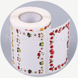 Custom Printed Logo Labels for Packaging Waterproof Sticker Printing Roll Label Round Stickers