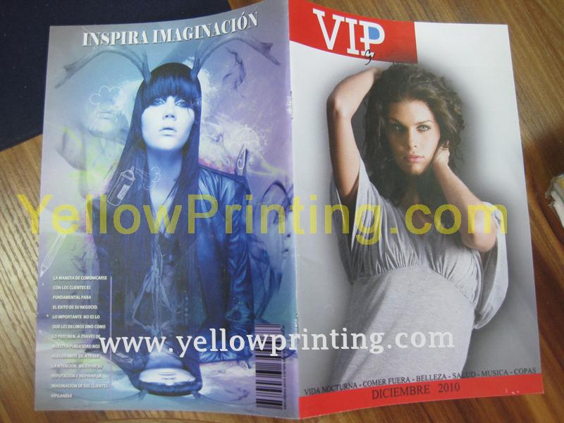 Popular magazine printing