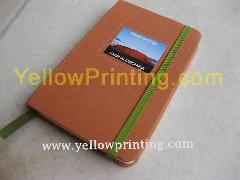Note book with custom design