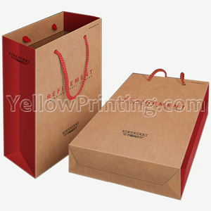 Custom logo printed paper bag price