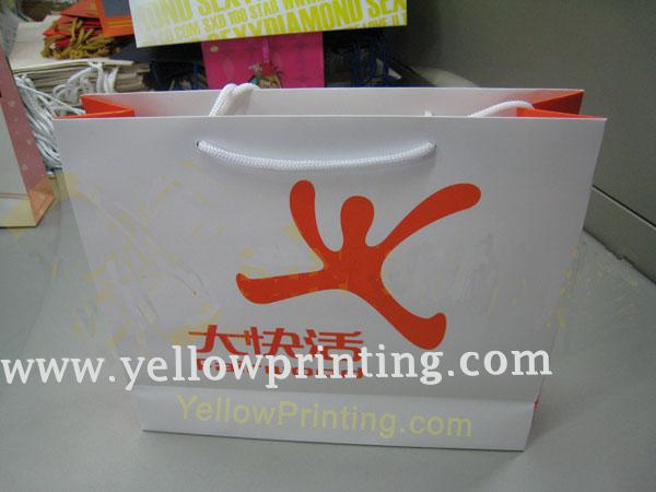 Custom design paper bag printing