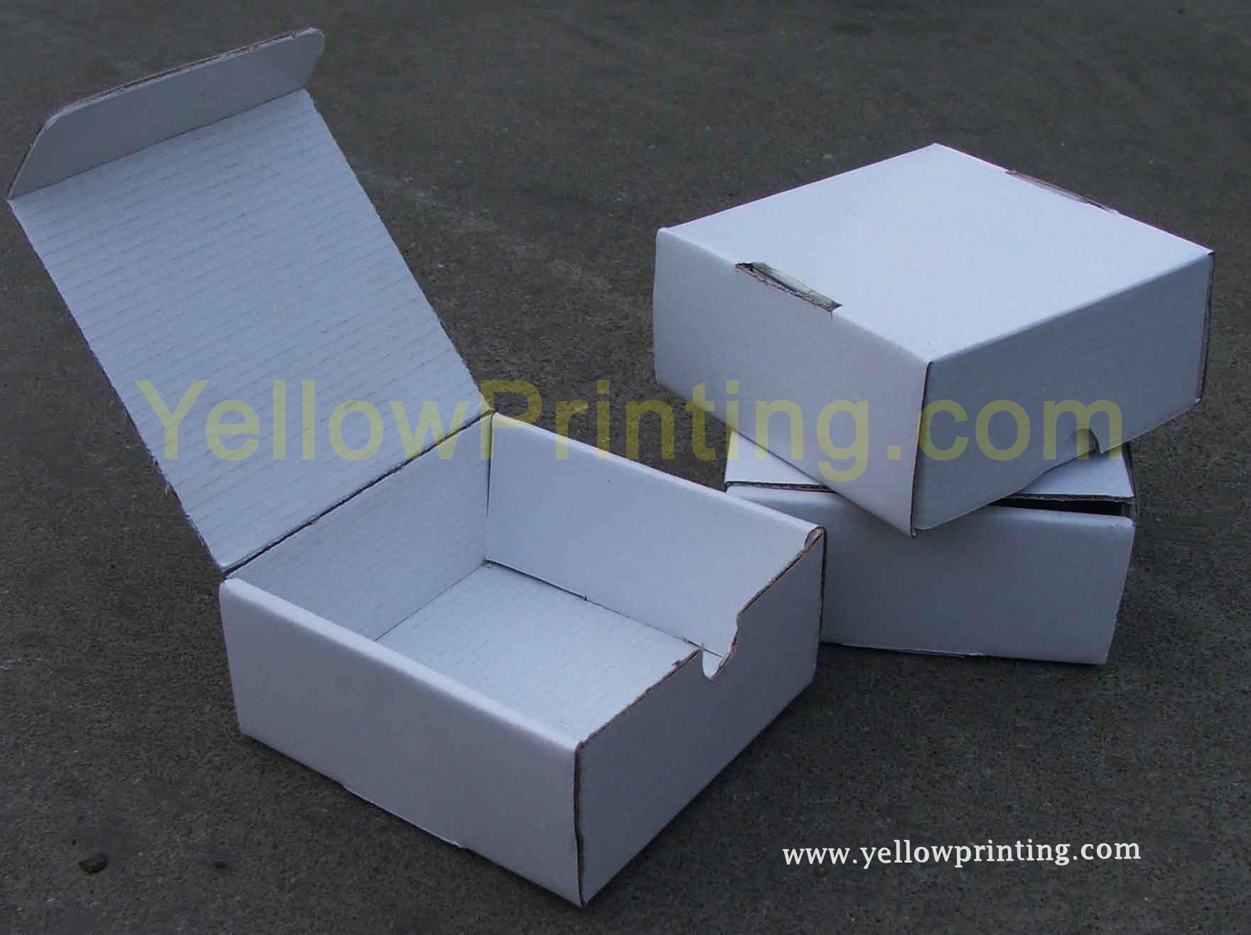 Corrugated packaging box printing