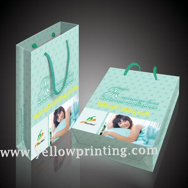 Printed paper bag for gift