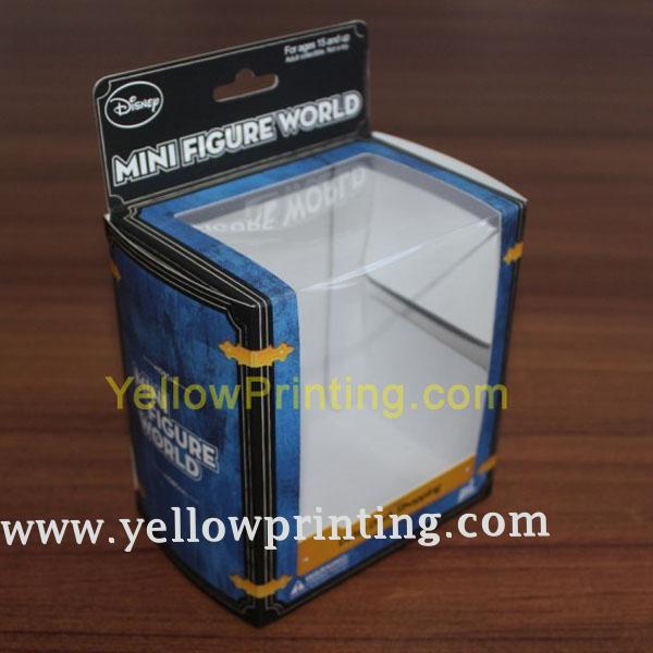 Paper gift box with clear pvc window