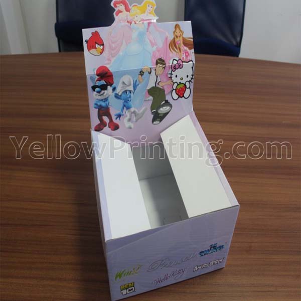 Printed paper box for toys packaging