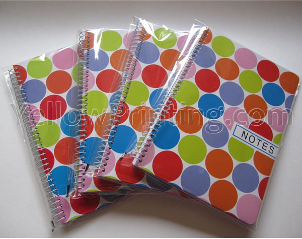 Spiral Note Book with OPP Bag