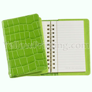 Leather Fabric Cover Notebook Printing