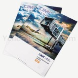 Booklet Folded Flyer Magazine Saddle Stitch Bind Brochures Catalogue Photo Paper Book Printing
