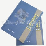 China Printing Factory Company Sewn Binding Bound Book Printing Matt Black Book Hardcover Novel
