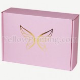 Folding Custom Printed Pink Luxury Corrugated Folding Corrugated Box Paper Packaging Boxes Print