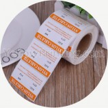 Manufacturer Custom Private Brand Name Printing Logo Adhesive Roll Label Stickers for Packaging