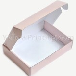 Pink Folding Small Tuck Top Corrugated Cardboard Paper Boxes Carton Packaging Boxes With Logo