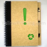 Kraft Paper Notebook With Pen