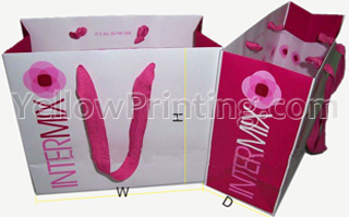 paper bag with logo print