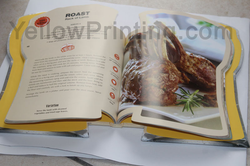 Die Cutting Shape Paper hardcover Book Printing Die Cutting Shape Paper hardcover Book