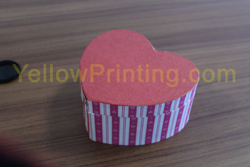 heart shape paper box design