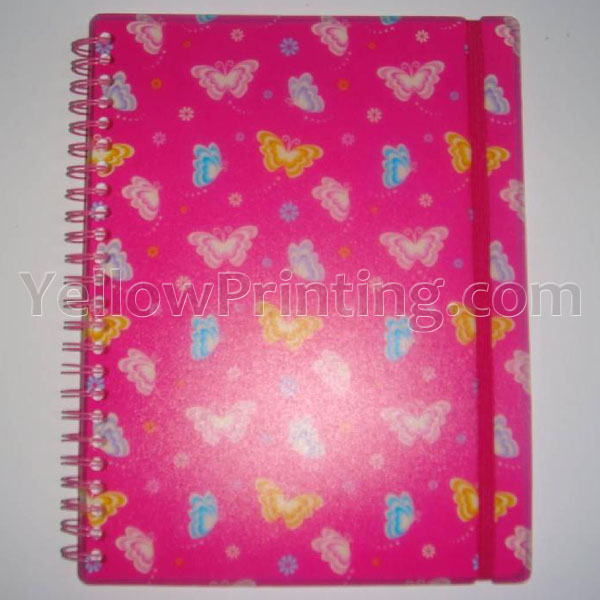 hardcover spiral notebook