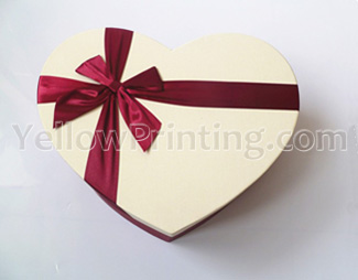 paper gift box with ribbon