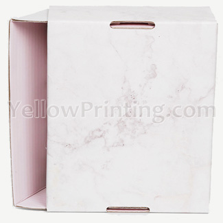 Packaging Box Printing For KN95 Mask No Glue E Flute Corrugated Packaging Box Printing