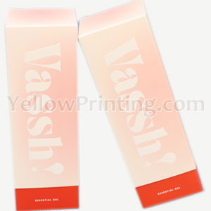 Cosmetic Box Packaging Folded Paper Skincare Container Card Paper Lip Gloss Box with Brand Logo