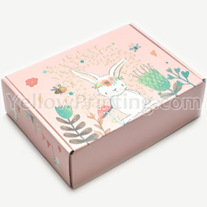 Custom Logo Postal Cardboard Paper Zipper Packaging Box Corrugated Box E Flute Corrugated Box