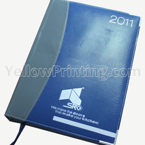 Diary Notebook Printing: Thread sewn leather cover notebook