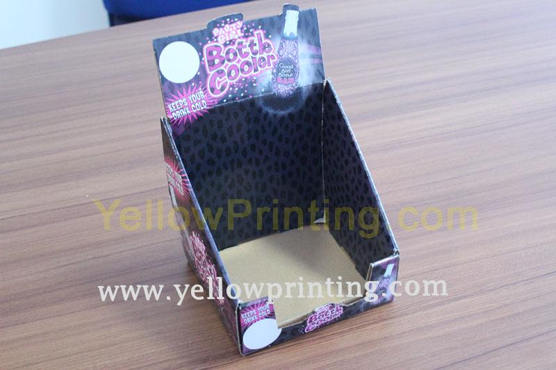 Corrugated paper display box printing