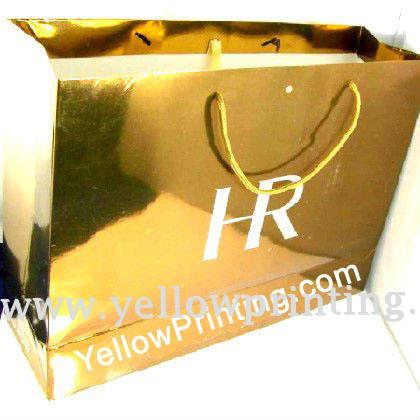 Paper bag with logo print