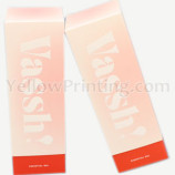 Cosmetic Box Packaging Folded Paper Skincare Container Card Paper Lip Gloss Box with Brand Logo