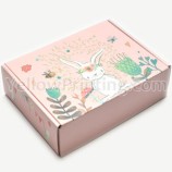 Custom Logo Postal Cardboard Paper Zipper Packaging Box Corrugated Box E Flute Corrugated Box