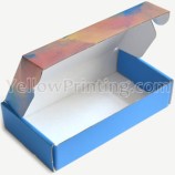 Custom Logo Printed Tuck Top Corrugated Paper Packaging Self Pealing Mailer Postal Shipping Box