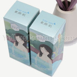 Folding Cosmetic Beauty Paper Card Box Retail Skin Care Product Packaging Box with Tuck-In Flap