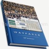 OEM Hardcover Book Printing Colored Paper Brochures Hard Cover for Story Menu Magazine Booklets